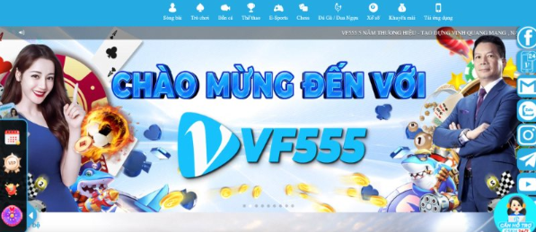 VF555 - Nhà cái hàng đầu chờđón các Bet thủ